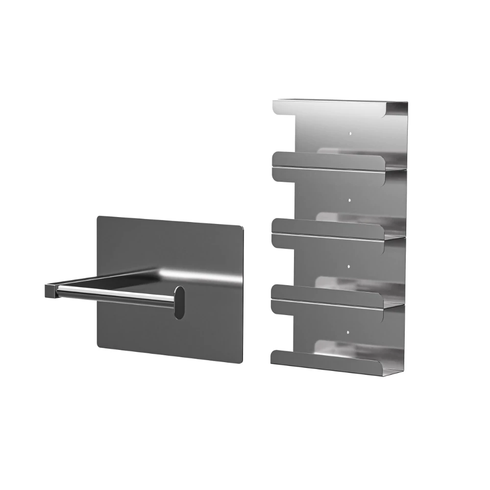 Stainless steel wall shelves and brackets