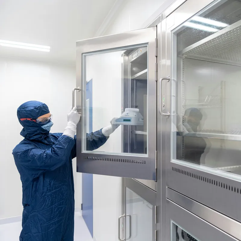 Custom equipment in a cleanroom