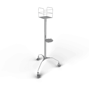Mobilno inox stojalo za vzorčevalnik zraka za čiste sobe (Air Sampling Holder)